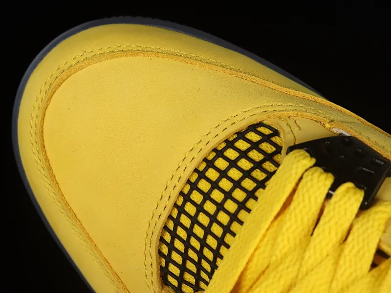 All categories Air Jordan Jordan series basketball shoes Air Jordan 4 LJR version Air Jordan 4 Retro "Lightning" AJ4 Joe 4 replica white and yellow electric mother CT8527-700